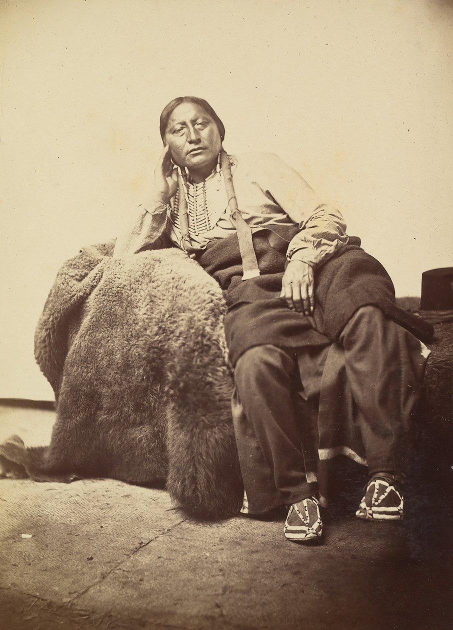 Ma-ni-mic, Cheyenne Chief, 1869-74. od William Stinson Soule