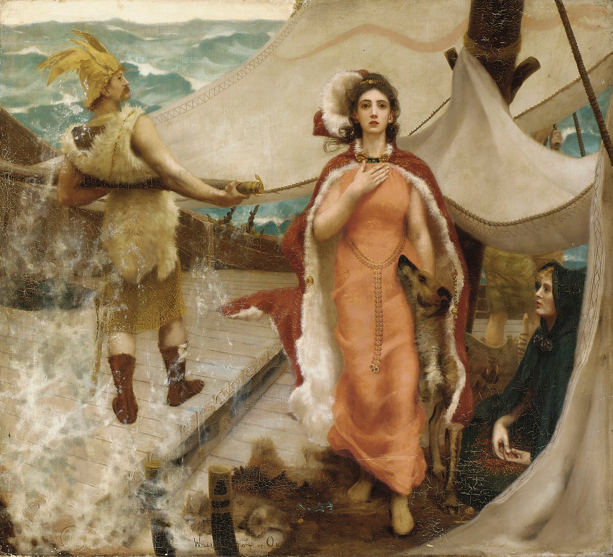 Královna Iseult, 1891 od William Stott