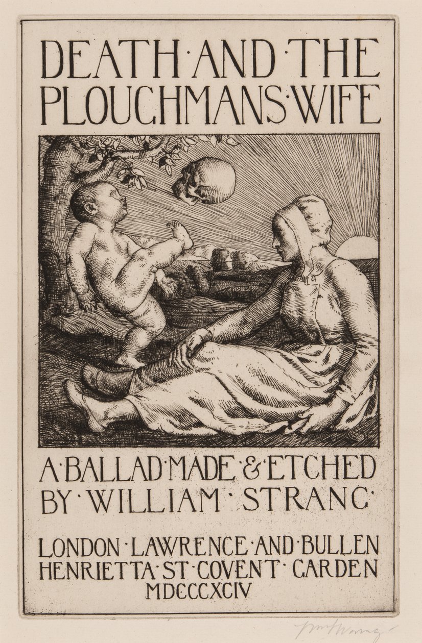 Death and the Poughmans Wife, 1892 od William Strang