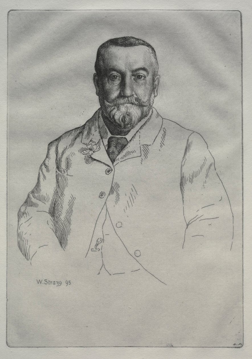 Portrét H. Cocka, 1895. od William Strang