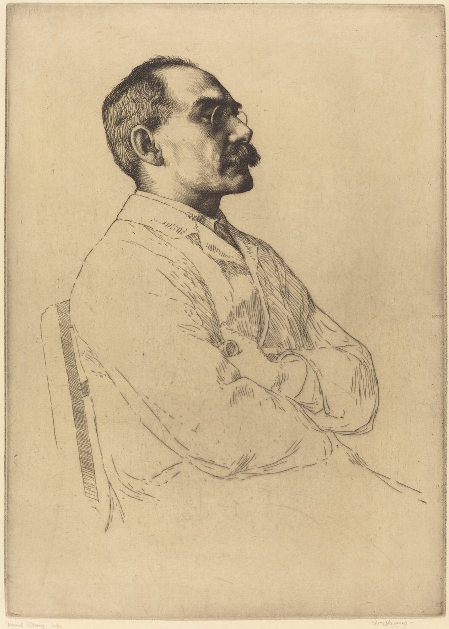 Rudyard Kipling od William Strang