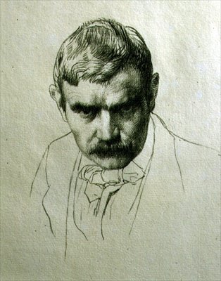 Autoportrét, kolem roku 1895 (litho) od William Strang