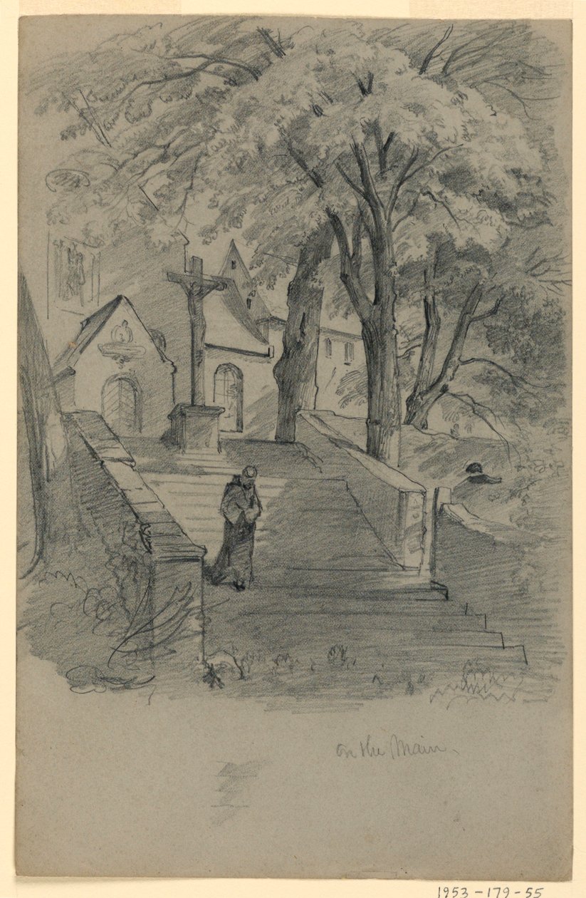 Kostel, Německo od William Trost Richards