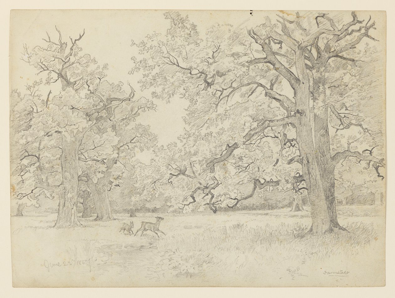 Krajina, Darmstadt, Německo od William Trost Richards