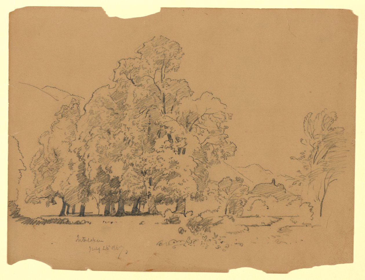 Krajina, Interlaken, Švýcarsko od William Trost Richards