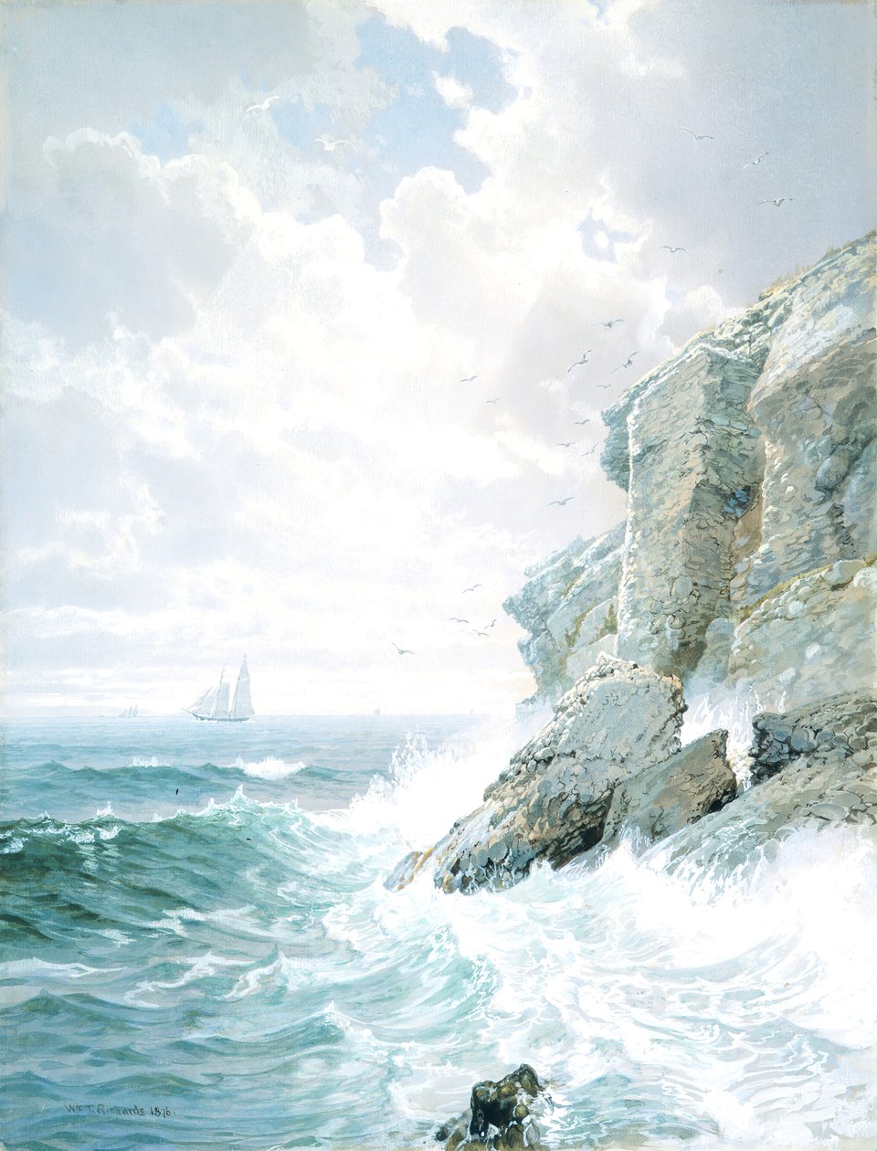Očistný útes, 1876. od William Trost Richards