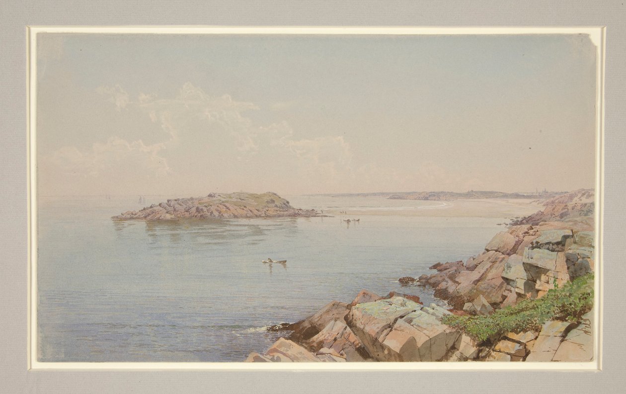 Scéna z Narragansett Bay (?) od William Trost Richards