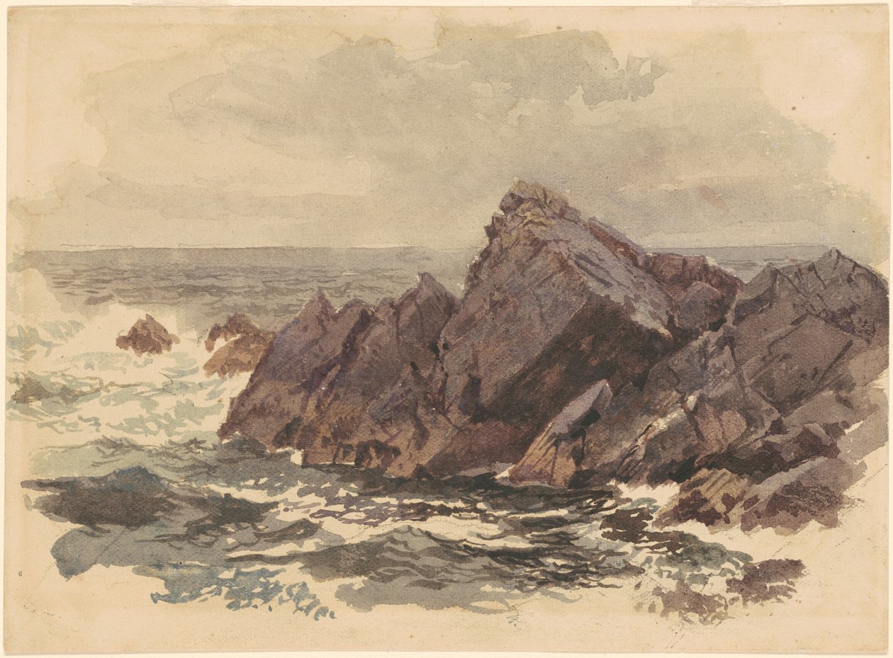 Přímořská krajina s kameny od William Trost Richards