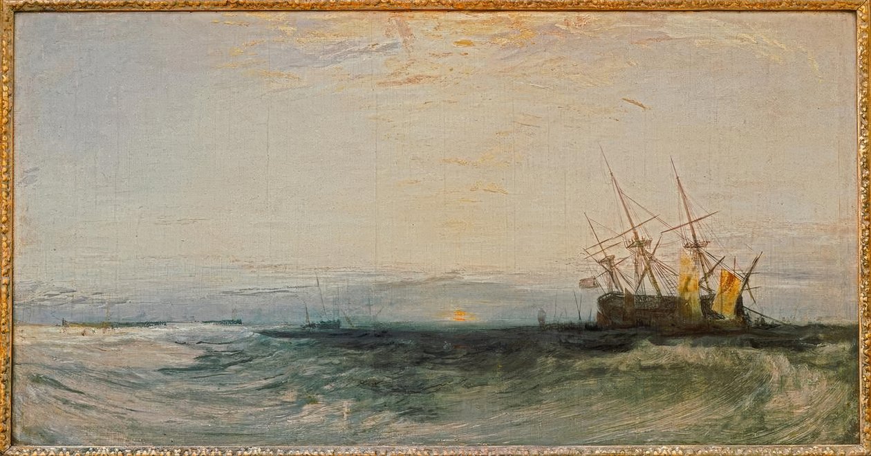 Loď na mělčinu od Joseph Mallord William Turner