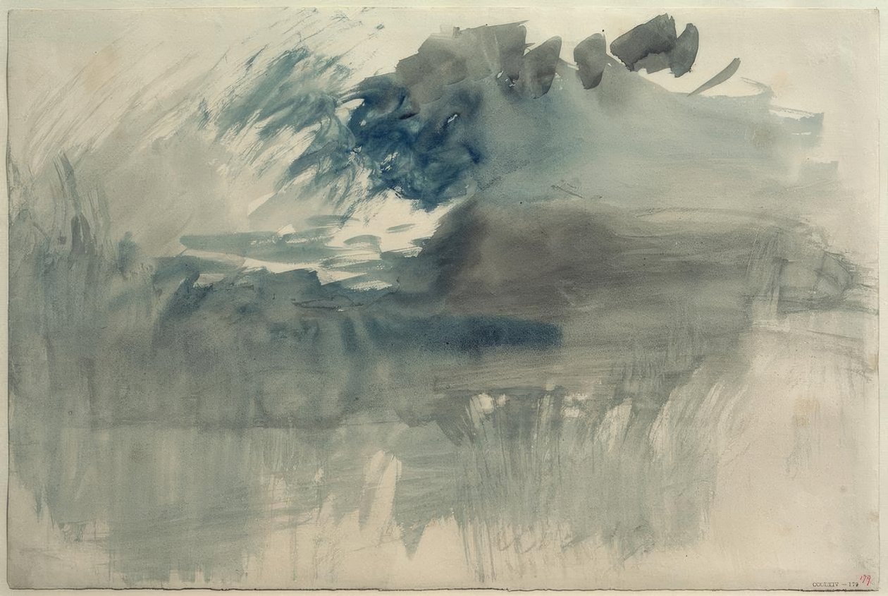 Bouře nad Rigi od Joseph Mallord William Turner