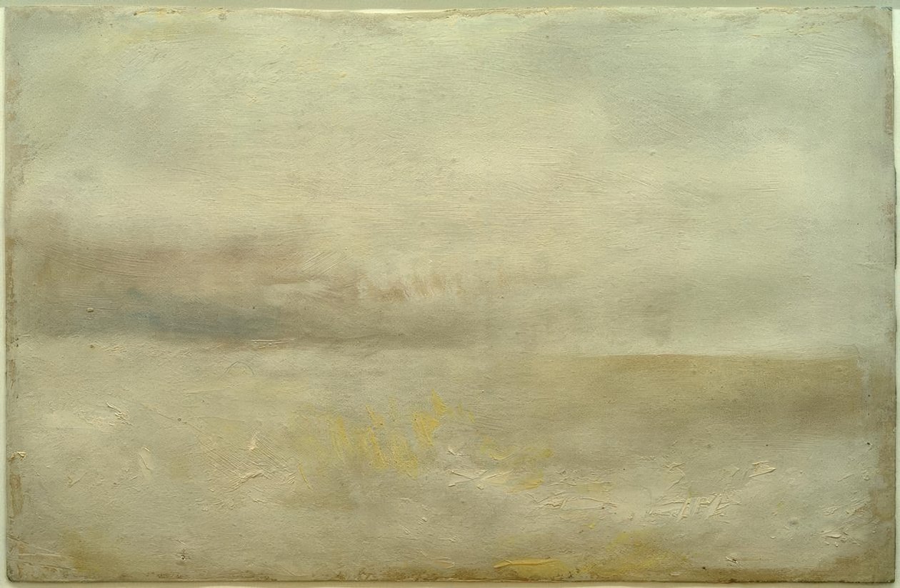 Klidné moře se vzdálenými šedými mraky (?) od Joseph Mallord William Turner