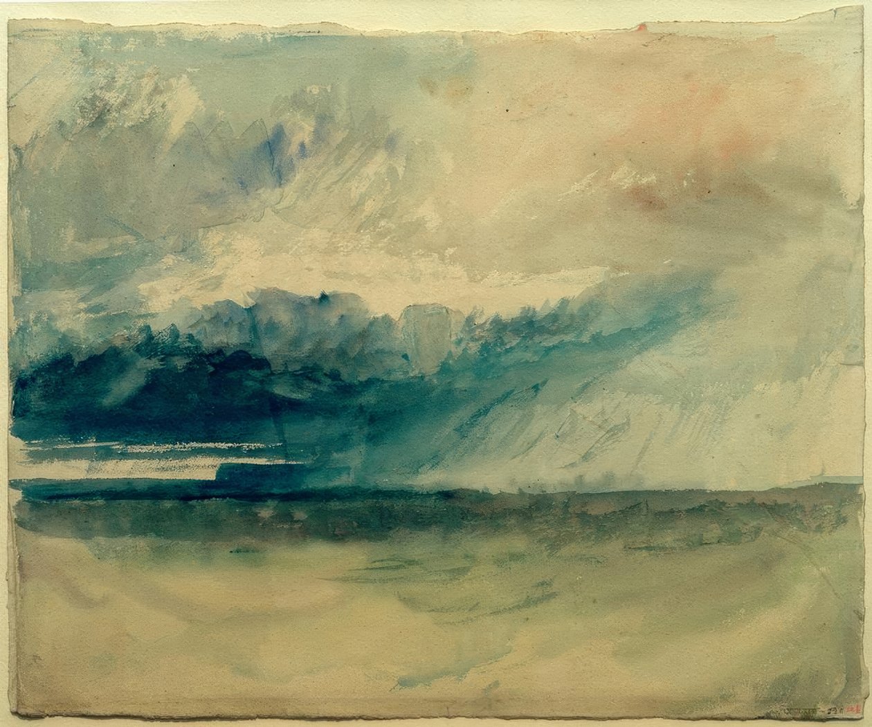 Útesy od moře od Joseph Mallord William Turner