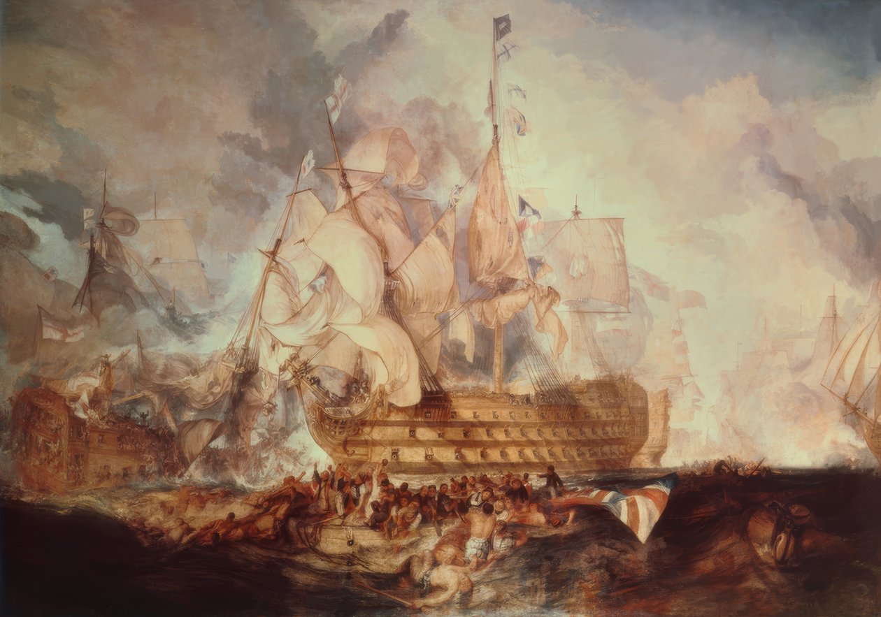 Bitva o Trafalgar od Joseph Mallord William Turner