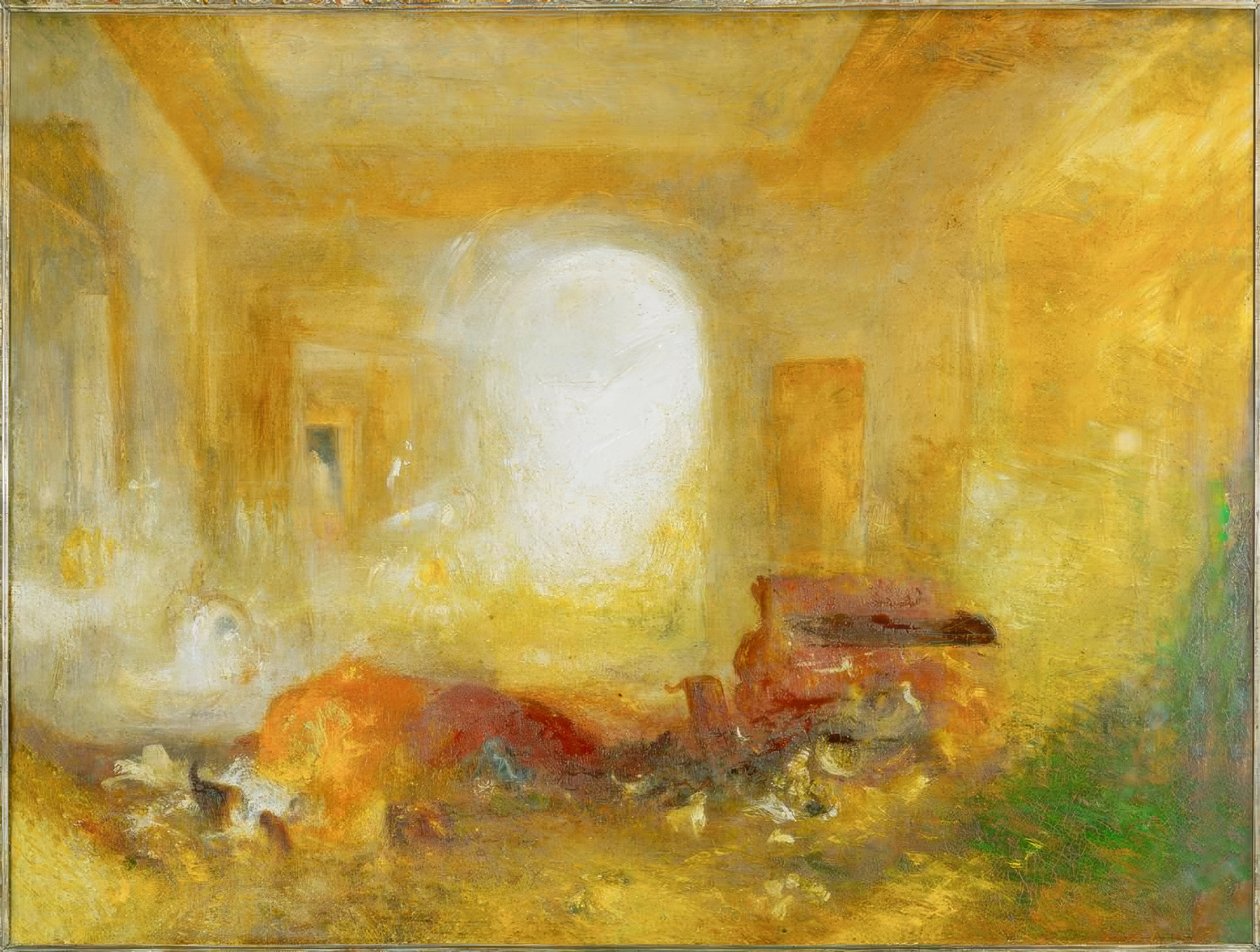 Interiér v Petworth od Joseph Mallord William Turner
