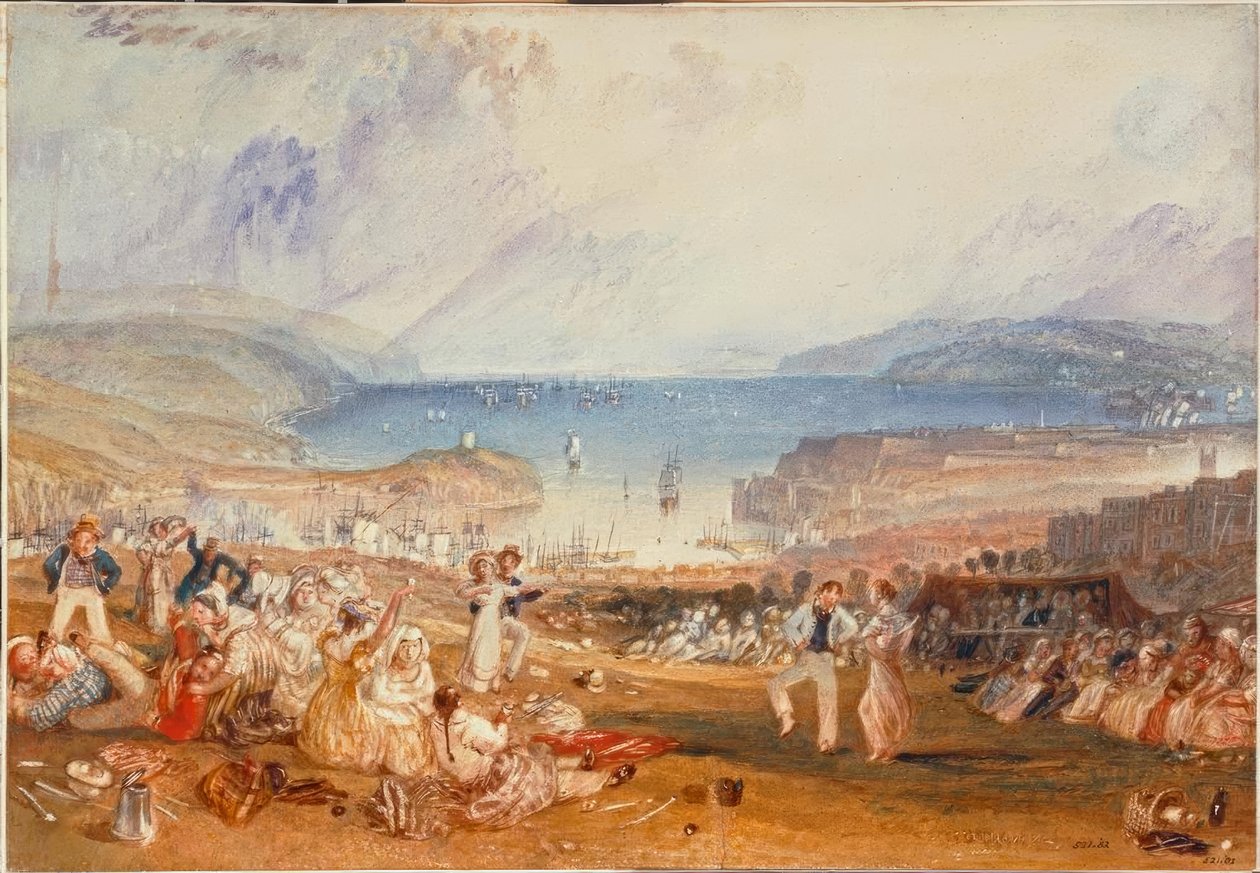 Plymouth, Devonshire od Joseph Mallord William Turner