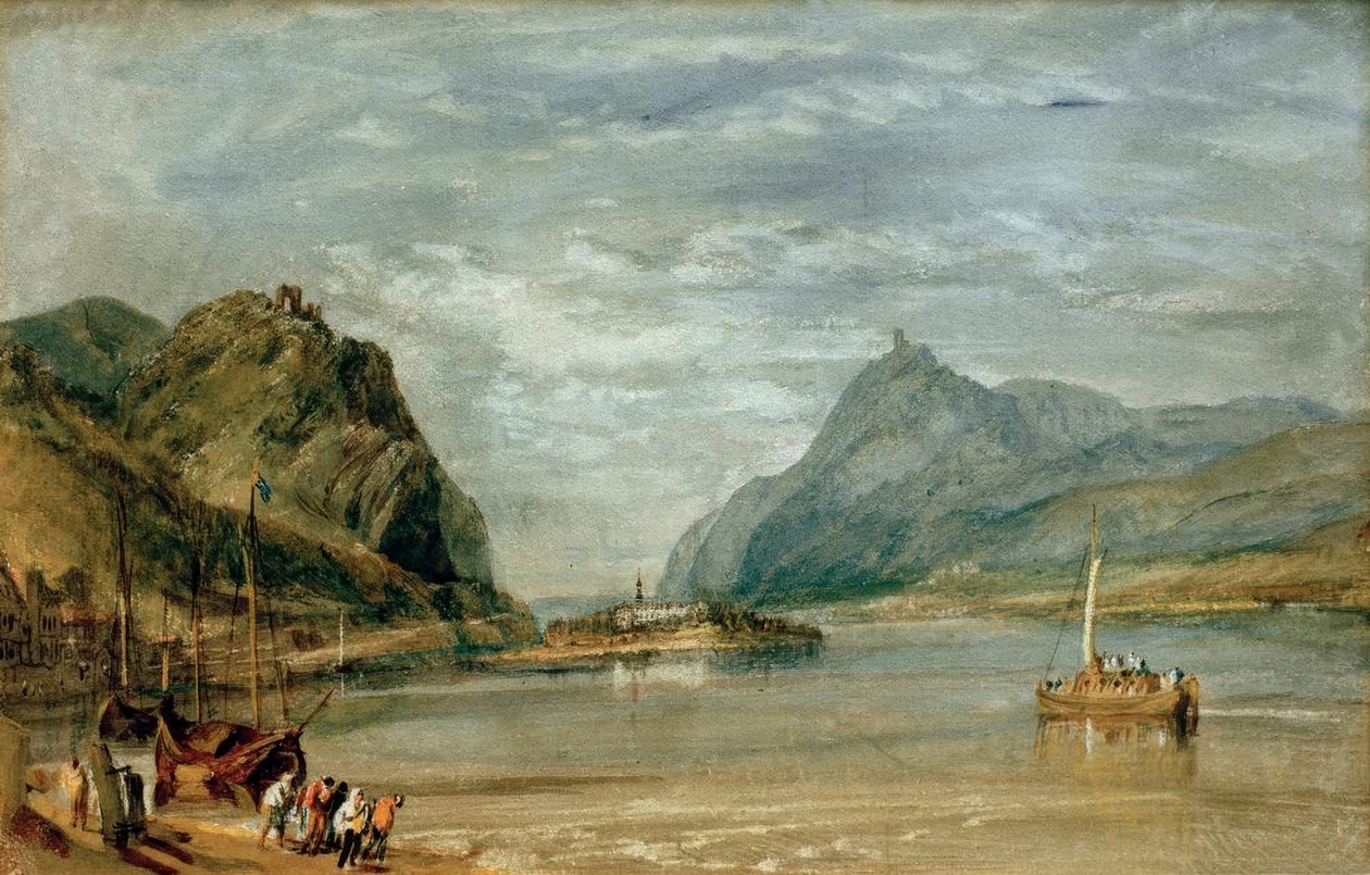 Rolandseck, Nonnenwerth a Drachenfels od Joseph Mallord William Turner