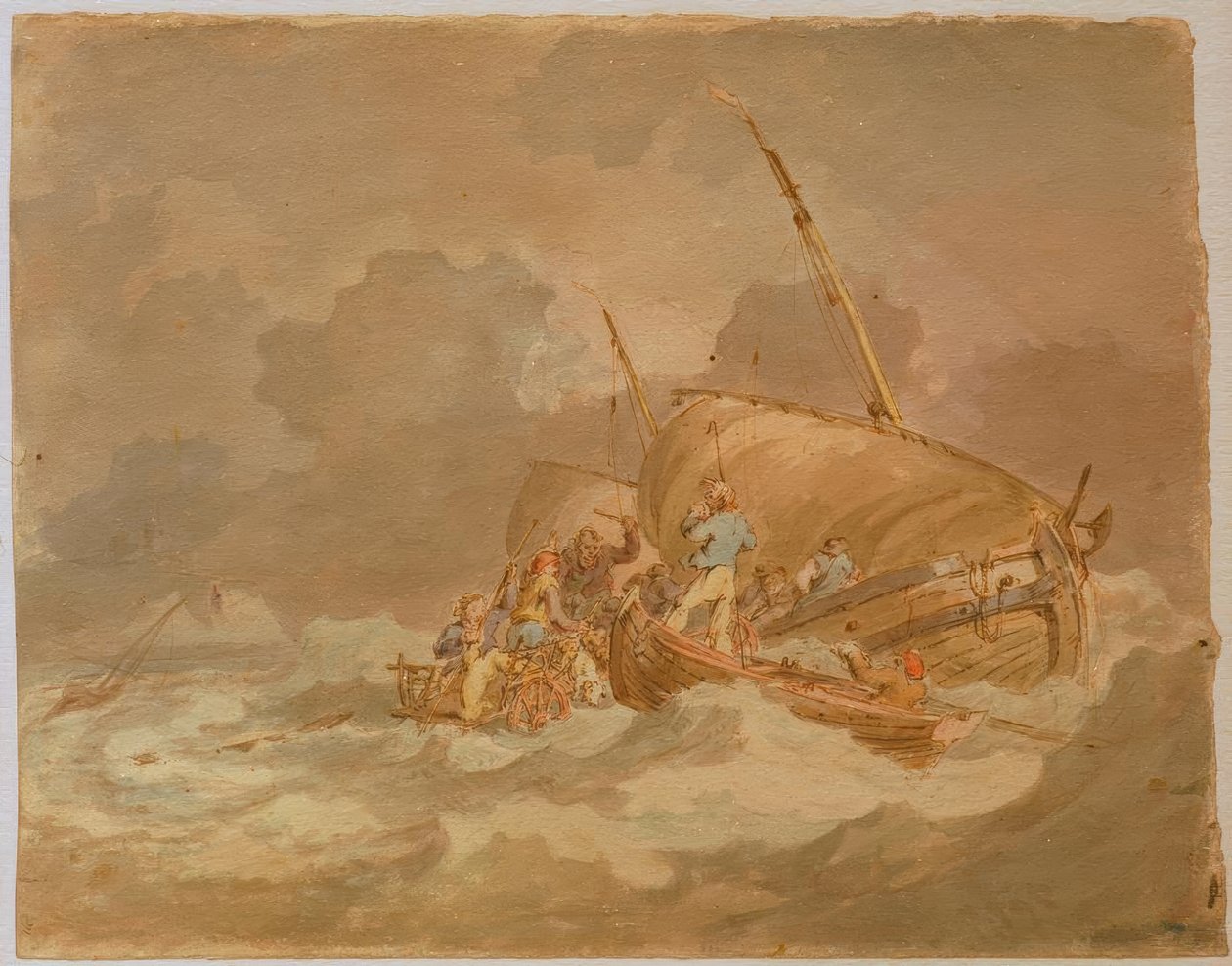Námořníci dostávají prasata na palubu od Joseph Mallord William Turner