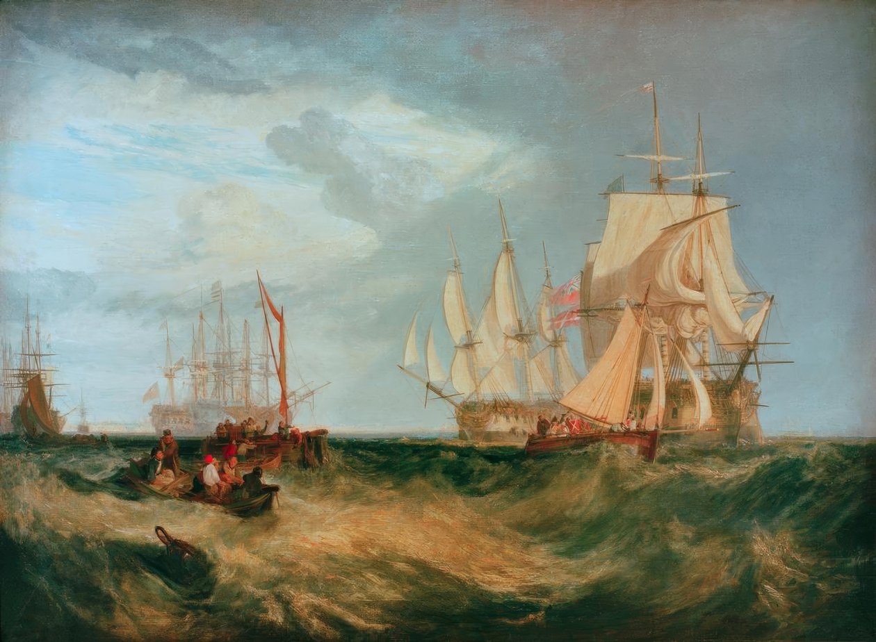 Spithead: Boat’s Crew získává kotvu od Joseph Mallord William Turner