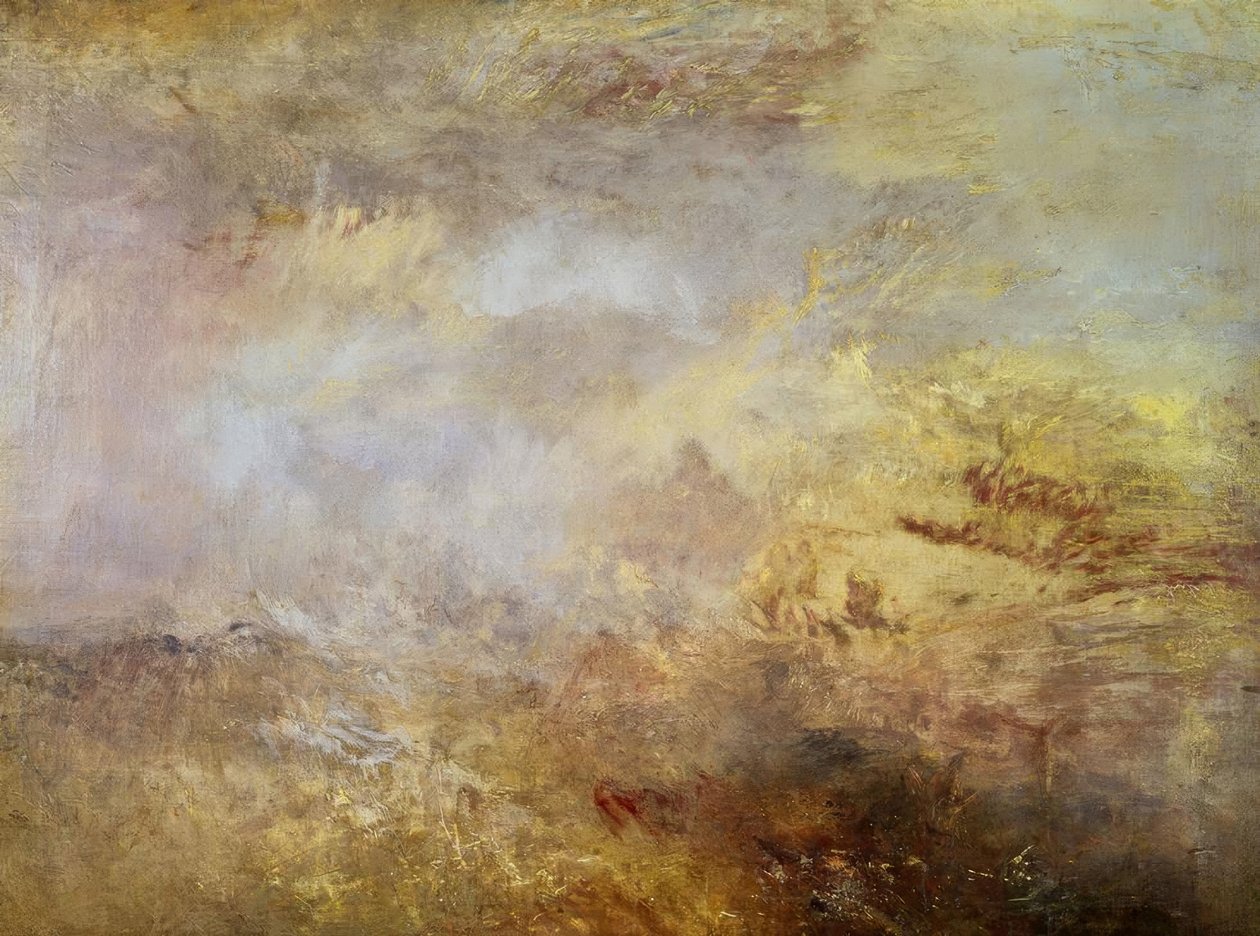 BOUŘE NA MOŘI - XIX STOLETÍ od Joseph Mallord William Turner