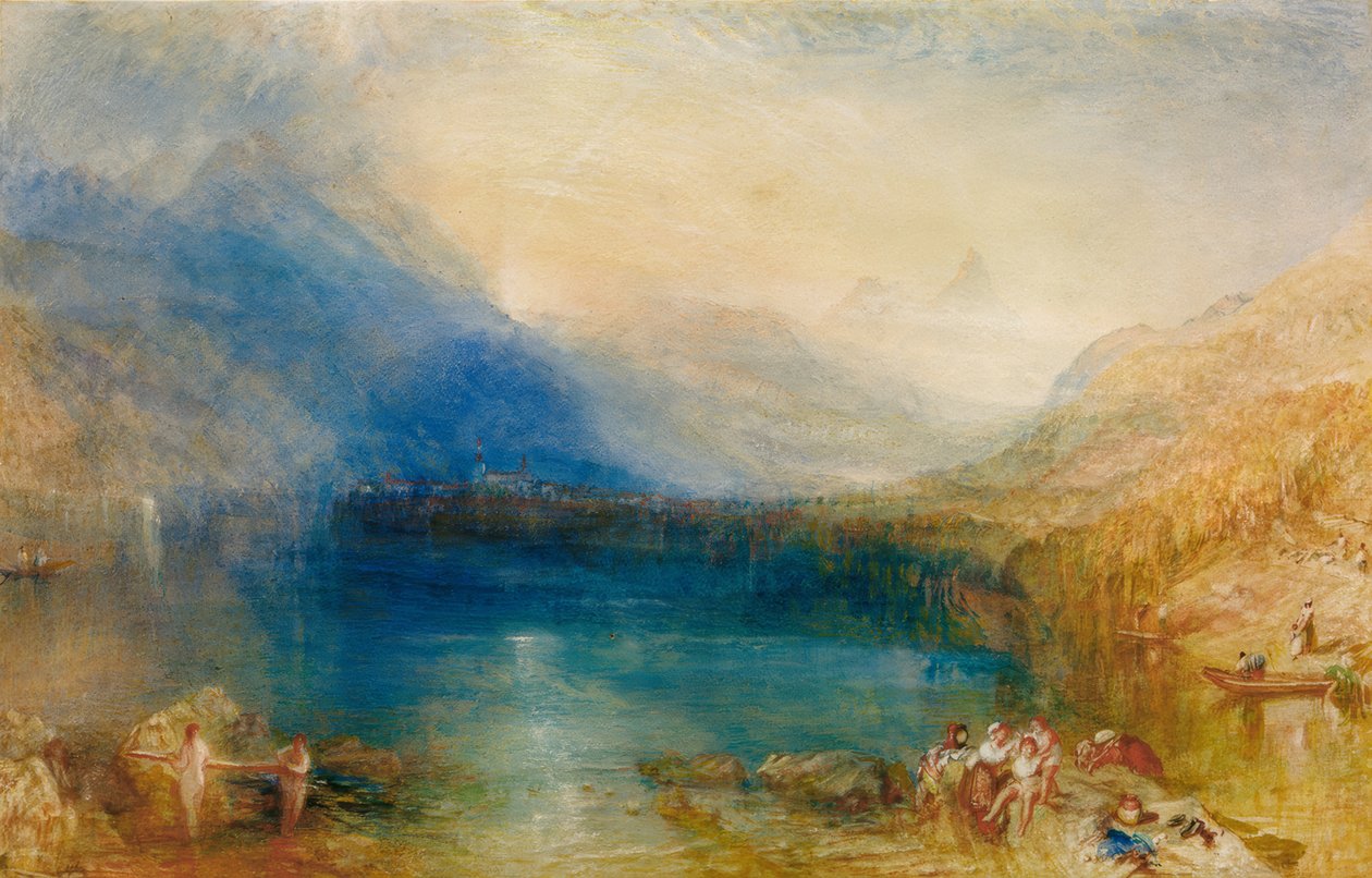 Jezero Zug: časné ráno od Joseph Mallord William Turner