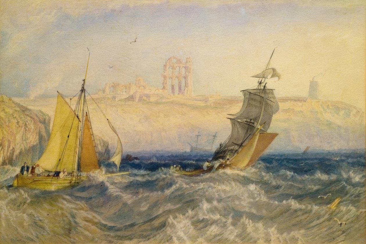 Převorství Tynemouth od Joseph Mallord William Turner