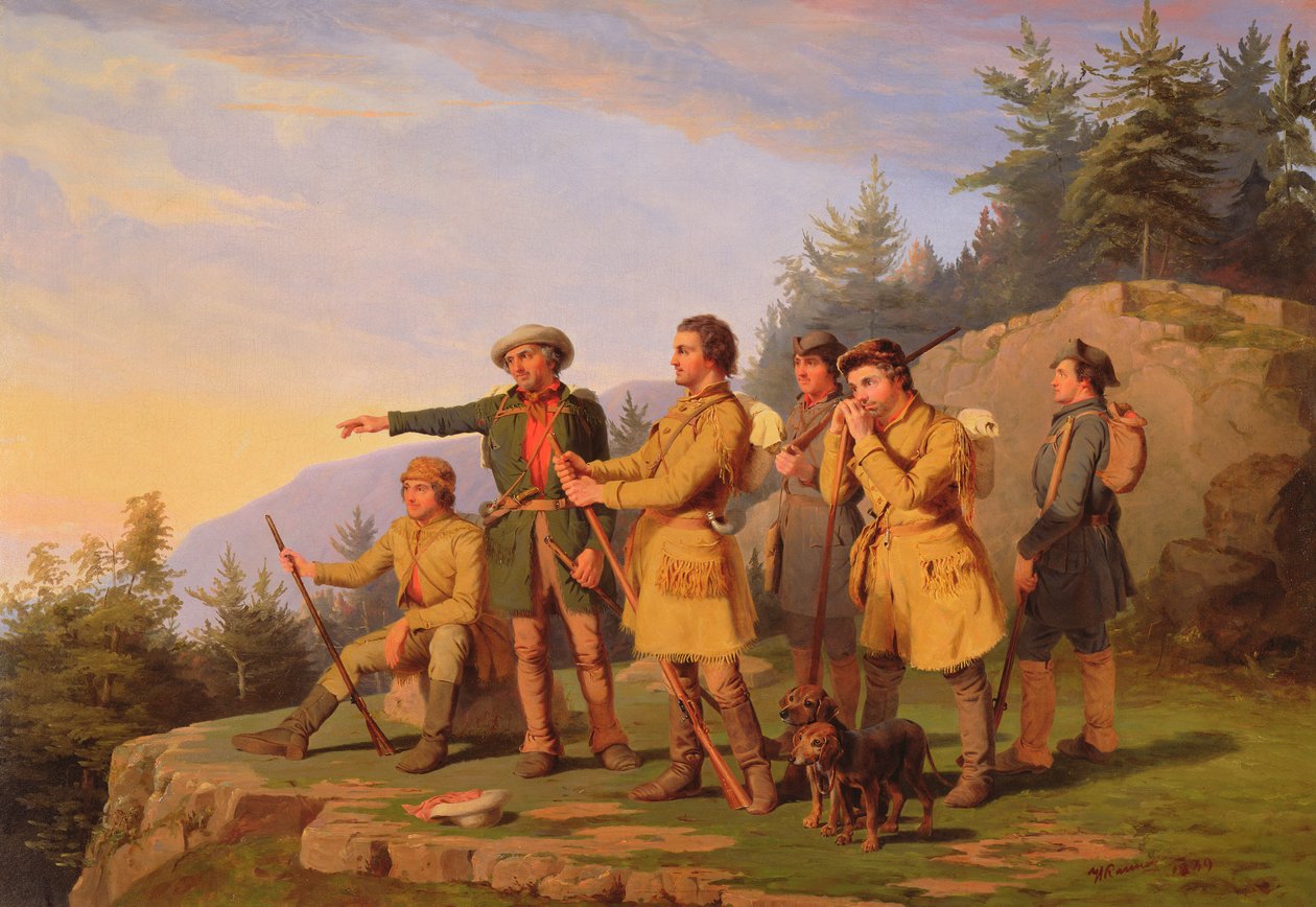 Boones First View of Kentucky, 1849 od William Tylee Ranney
