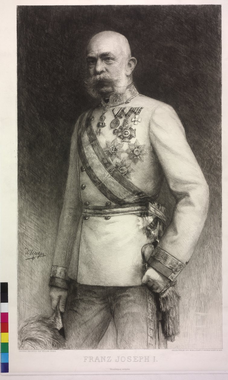 Rakouský císař František Josef I. od William Unger