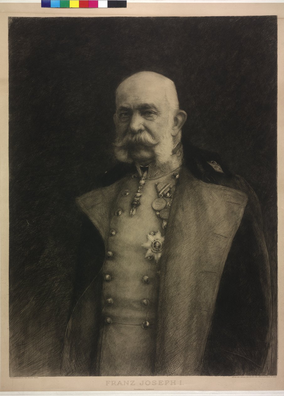 Rakouský císař František Josef I. od William Unger