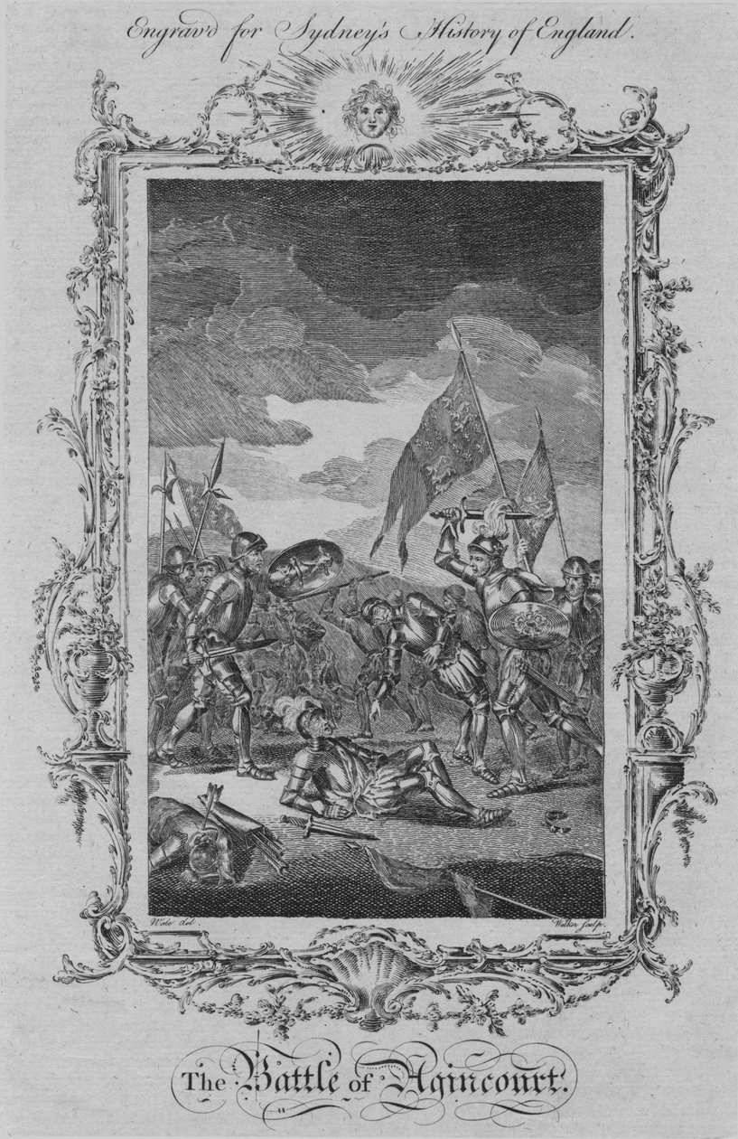 Bitva u Agincourtu, 1773. od William Walker