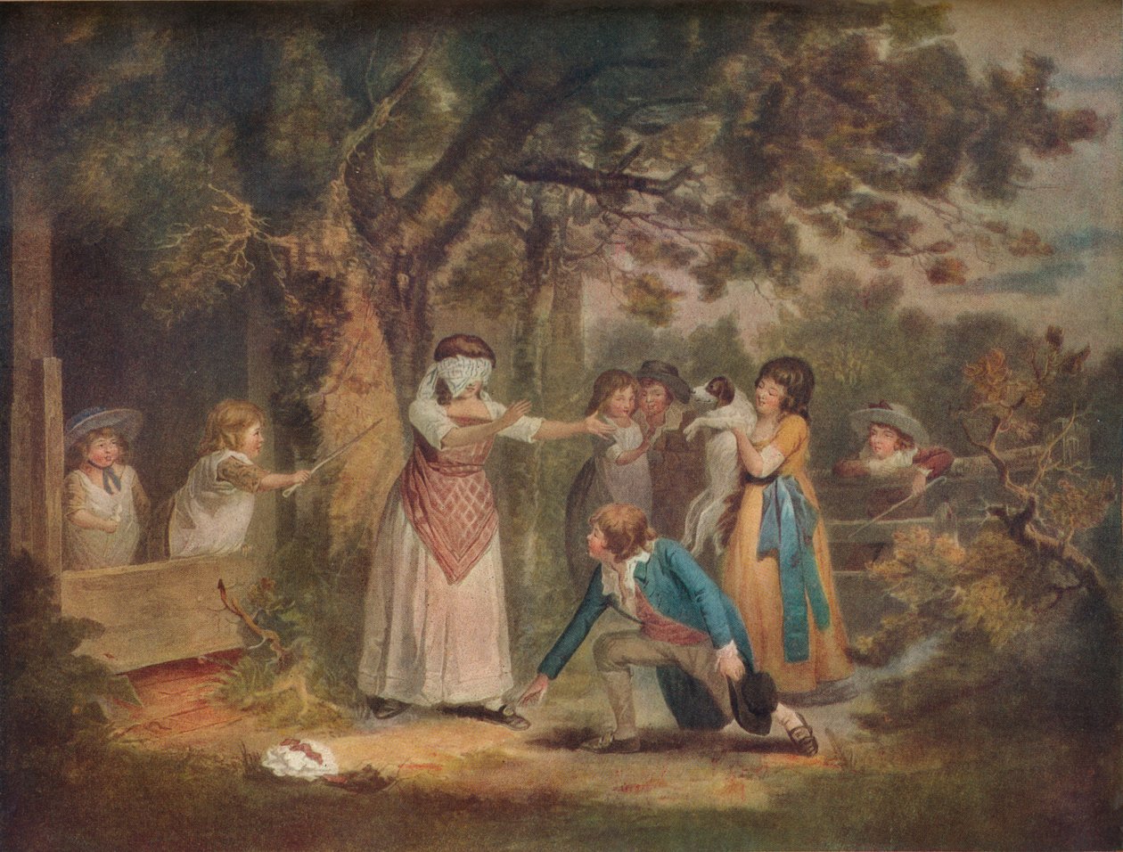 Blind Mans Buff, 1788, 1917 od William Ward