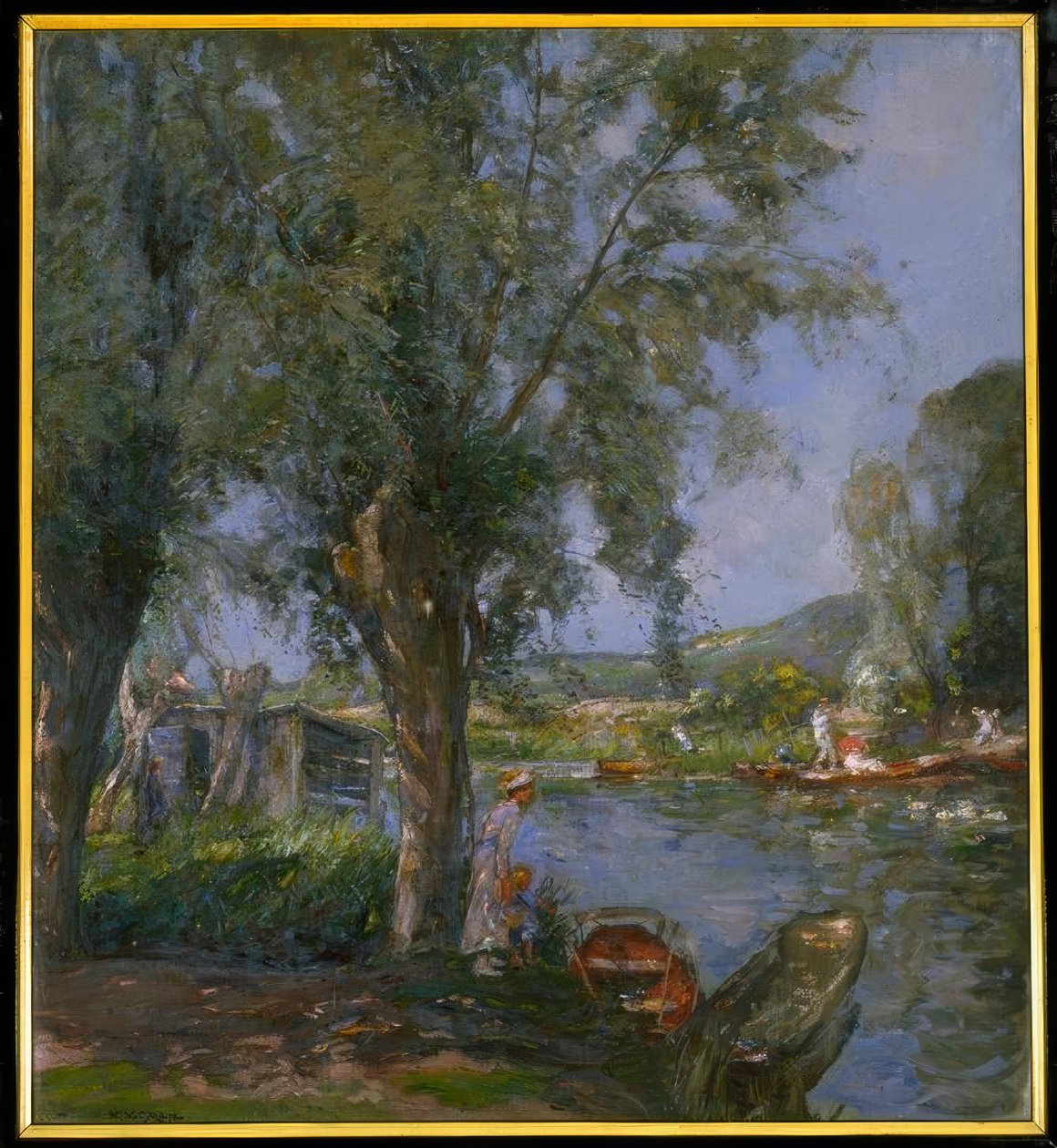 Punting od William Watt Milne