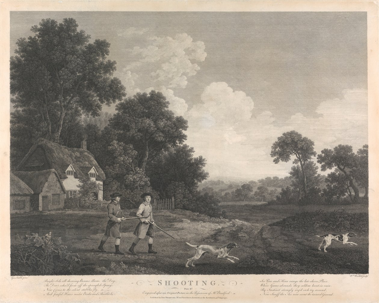 Střelba, Talíř II od William Woollett