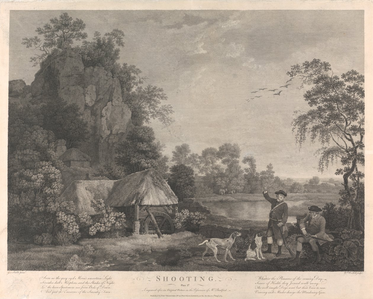 Střelba, deska I od William Woollett