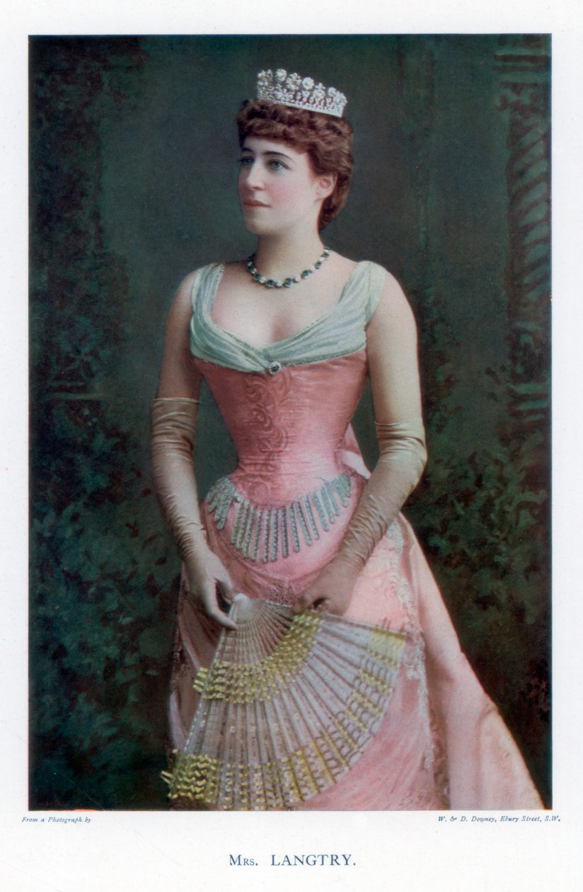 Lillie Langtry , britská herečka, 1901. od William and Daniel Downey