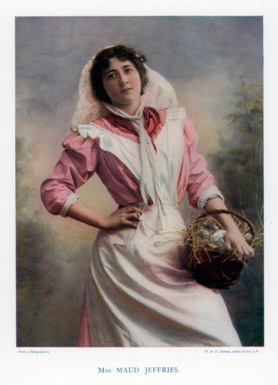 Maud Jeffries , americká herečka, 1901. od William and Daniel Downey