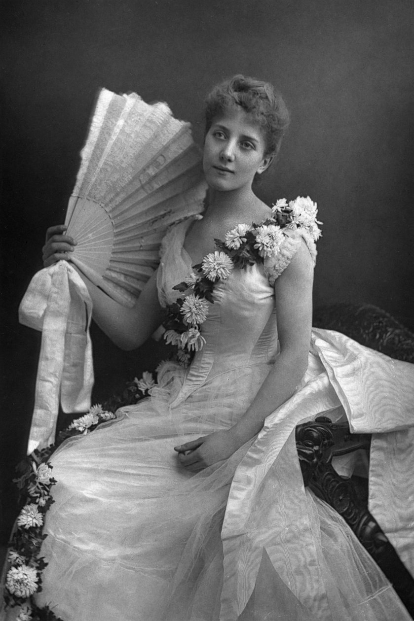 Maude Millett , herečka, 1890. od William and Daniel Downey