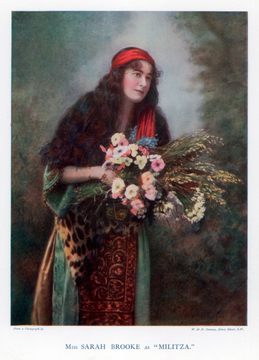 Sarah Brooke , britská herečka, 1901. od William and Daniel Downey