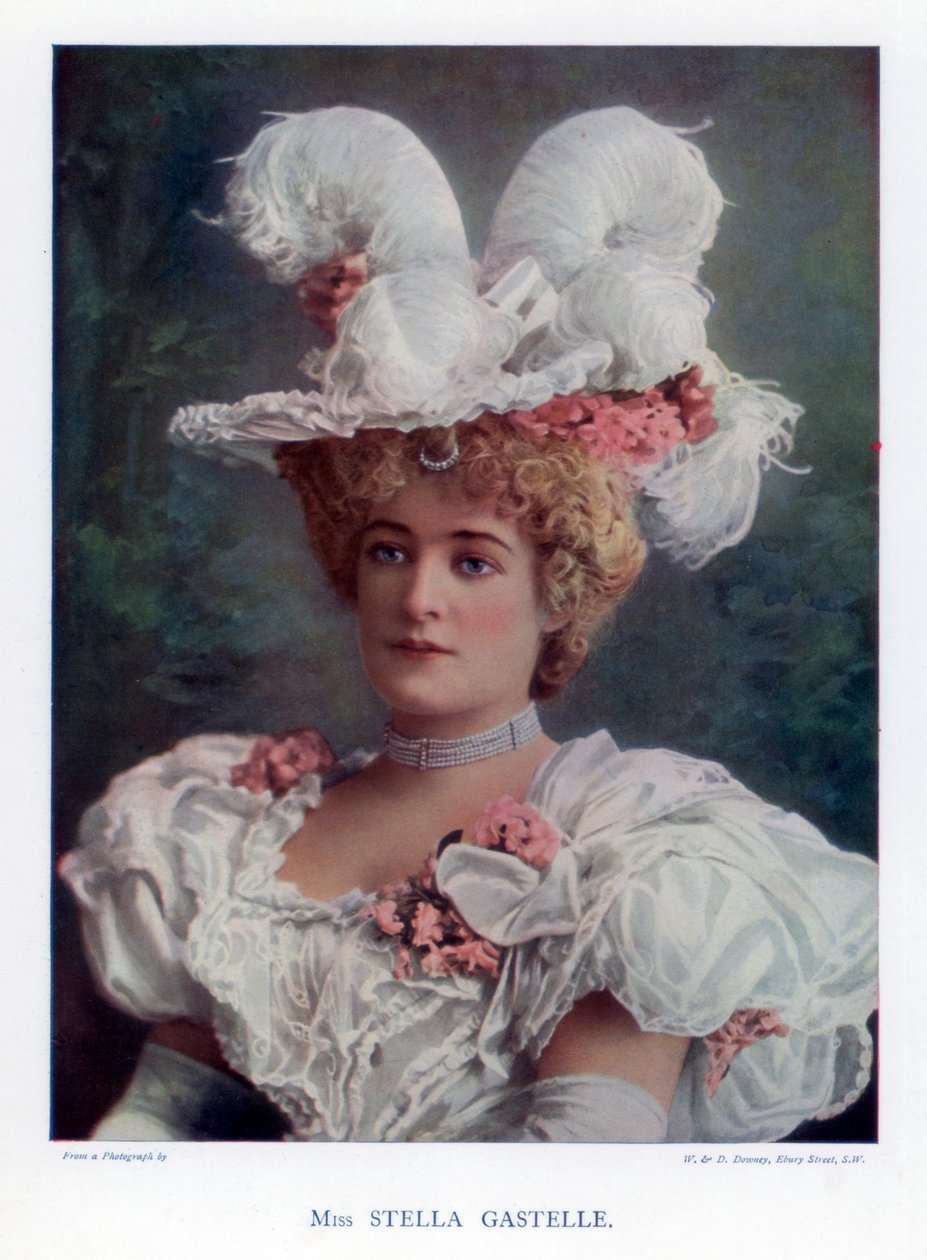 Stella Gastelle , herečka, 1901. od William and Daniel Downey