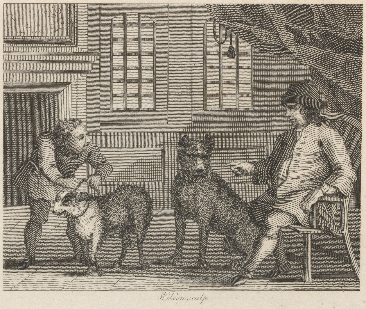 Cur a mastiff od Wilson