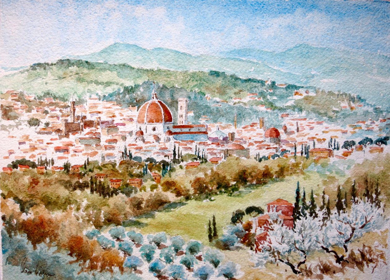 954 Spring, od S. Domenico di Fiesole od Wilson Clive