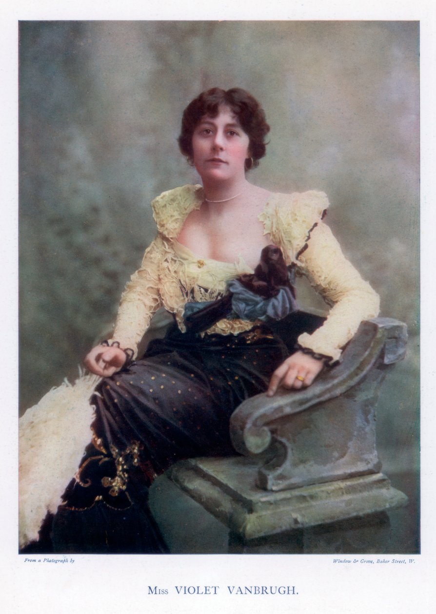 Violet Vanbrugh , anglická herečka, 1901. od Window and Grove