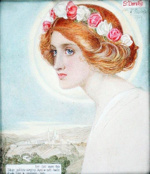 Svatá Dorota od Winifred Sandys