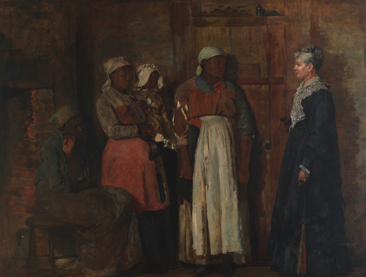 Návštěva staré paní od Winslow Homer