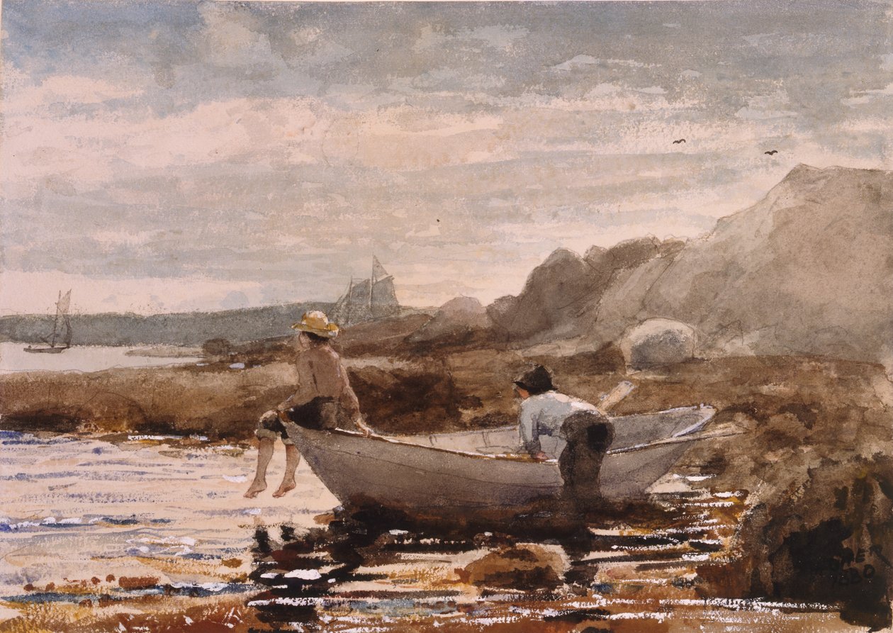 Chlapci v Dory, 1880 od Winslow Homer