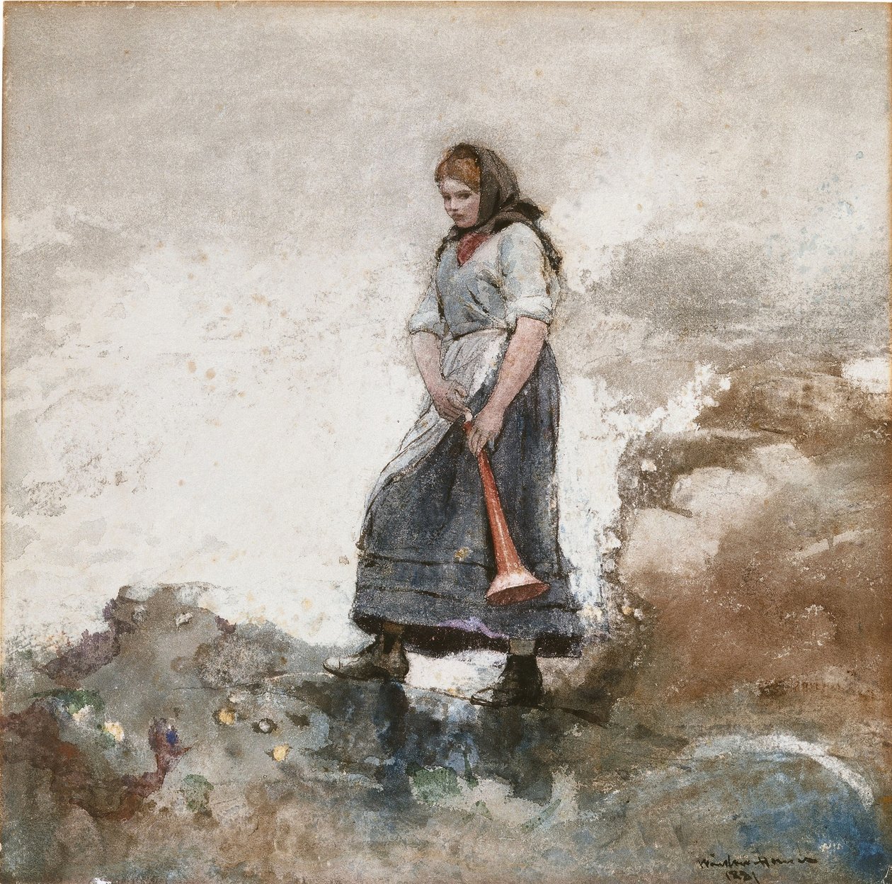 Dcera pobřežní stráže od Winslow Homer