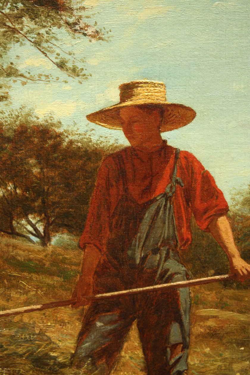 Haymaking (detail) od Winslow Homer