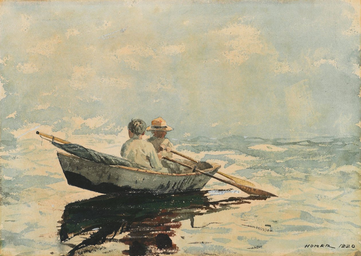 Loďka od Winslow Homer
