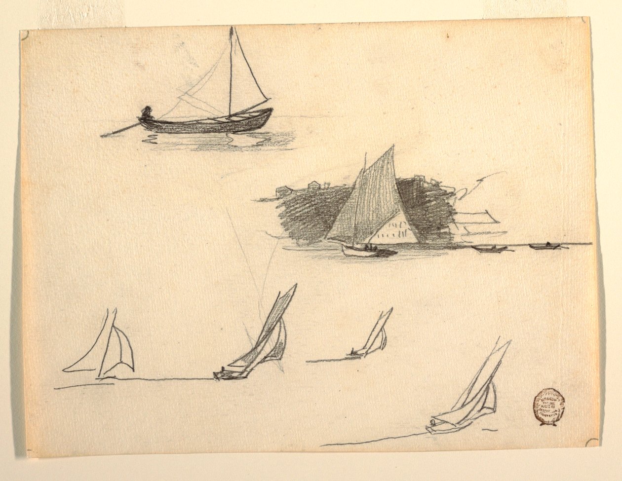 Šest studií plachetnic od Winslow Homer