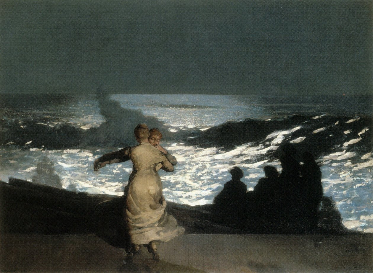Letní noc od Winslow Homer