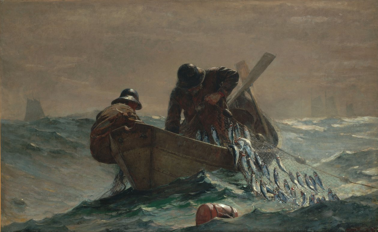 Sleďová síť od Winslow Homer